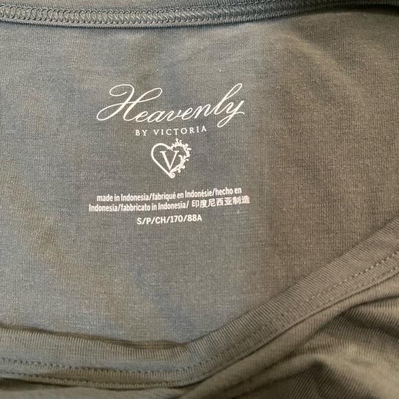 VICTORIAS SECRET teal modal heavenly crop top size small - Picture 7 of 11